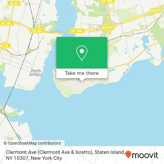 Clermont Ave (Clermont Ave & loretto), Staten Island, NY 10307 map