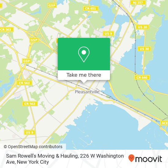 Sam Rowell's Moving & Hauling, 226 W Washington Ave map