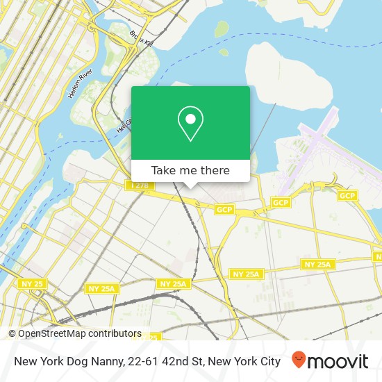 New York Dog Nanny, 22-61 42nd St map