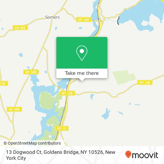 13 Dogwood Ct, Goldens Bridge, NY 10526 map