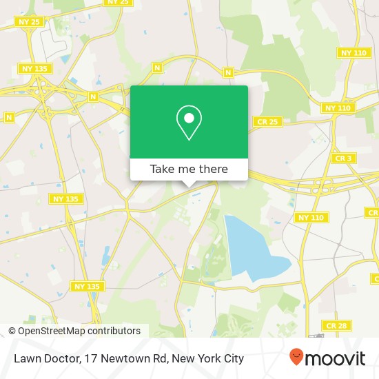 Mapa de Lawn Doctor, 17 Newtown Rd