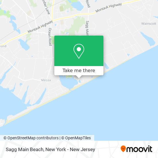 Sagg Main Beach map
