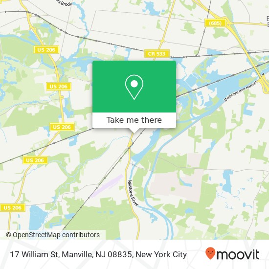 17 William St, Manville, NJ 08835 map