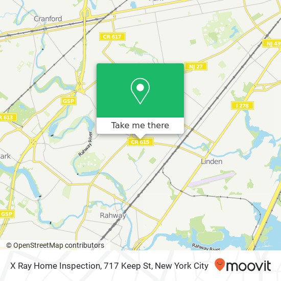 Mapa de X Ray Home Inspection, 717 Keep St