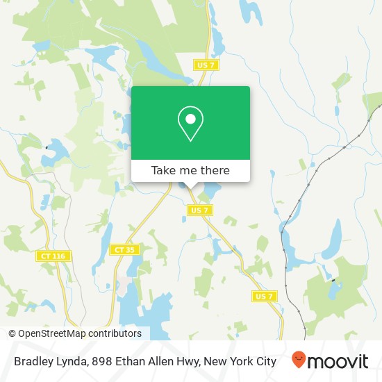 Mapa de Bradley Lynda, 898 Ethan Allen Hwy