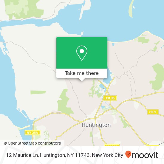 12 Maurice Ln, Huntington, NY 11743 map