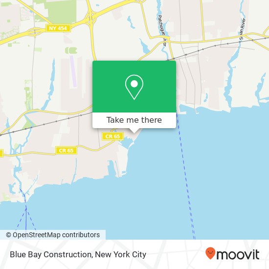 Blue Bay Construction map