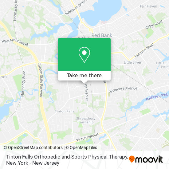 Mapa de Tinton Falls Orthopedic and Sports Physical Therapy