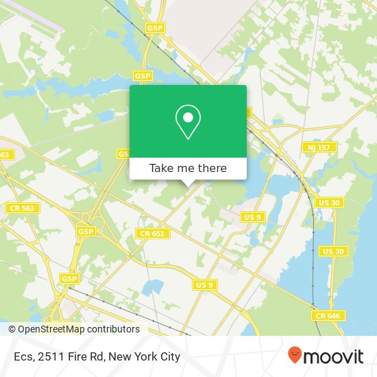 Ecs, 2511 Fire Rd map