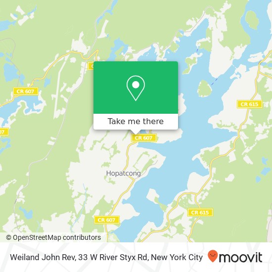 Mapa de Weiland John Rev, 33 W River Styx Rd