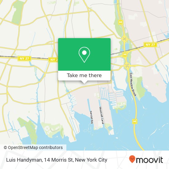 Luis Handyman, 14 Morris St map