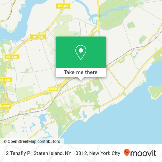 Mapa de 2 Tenafly Pl, Staten Island, NY 10312