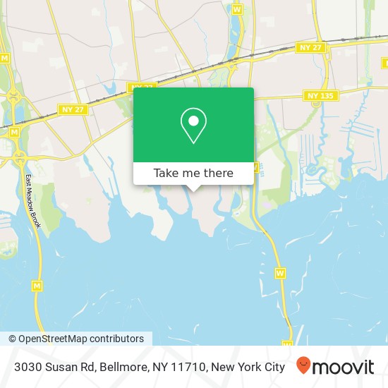 3030 Susan Rd, Bellmore, NY 11710 map