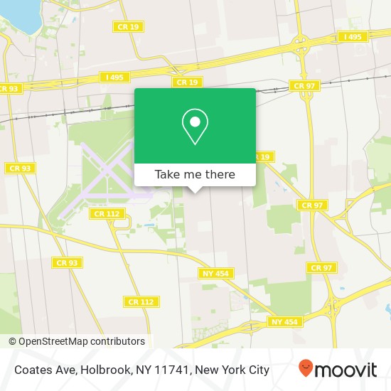 Coates Ave, Holbrook, NY 11741 map