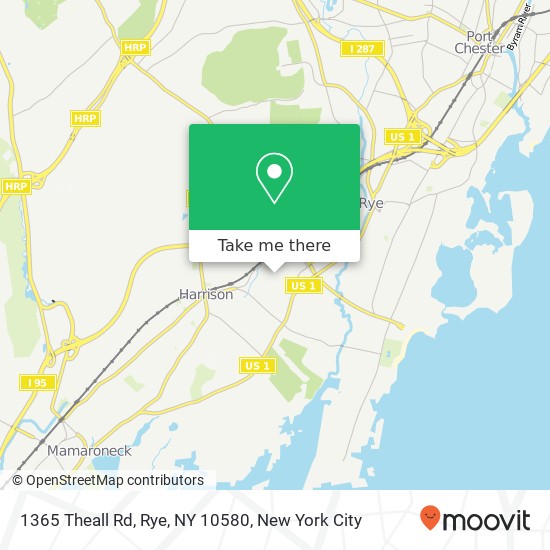 1365 Theall Rd, Rye, NY 10580 map
