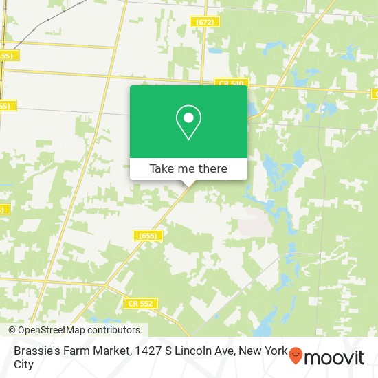 Mapa de Brassie's Farm Market, 1427 S Lincoln Ave