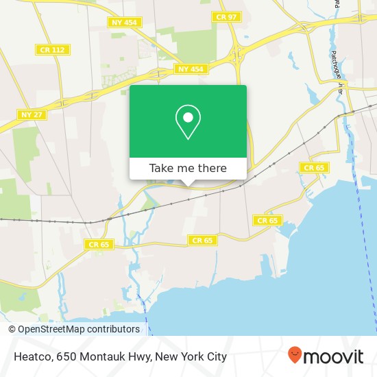 Heatco, 650 Montauk Hwy map