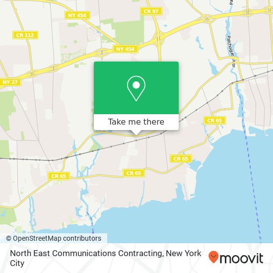 North East Communications Contracting map