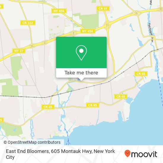 East End Bloomers, 605 Montauk Hwy map