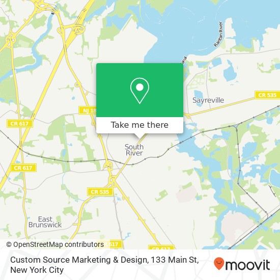 Custom Source Marketing & Design, 133 Main St map