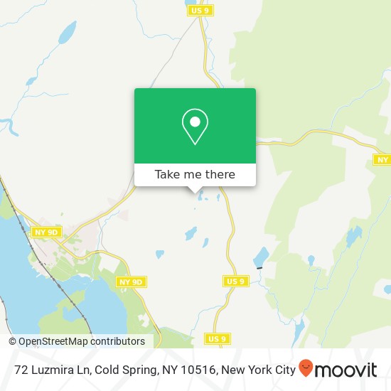 72 Luzmira Ln, Cold Spring, NY 10516 map