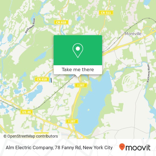 Alm Electric Company, 78 Fanny Rd map