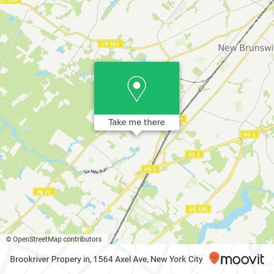 Mapa de Brookriver Propery in, 1564 Axel Ave