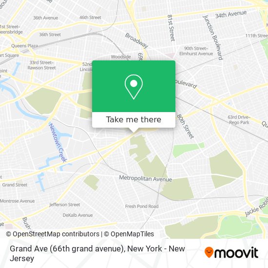 Mapa de Grand Ave (66th grand avenue)