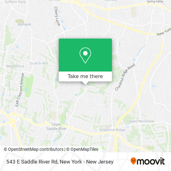 Mapa de 543 E Saddle River Rd