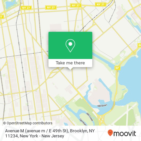 Avenue M (avenue m / E 49th St), Brooklyn, NY 11234 map