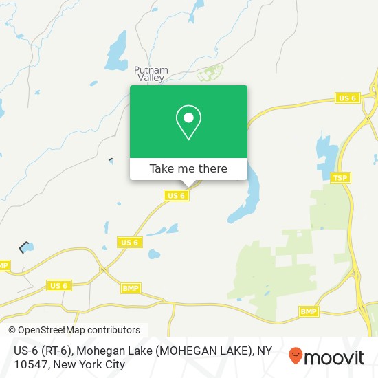 US-6 (RT-6), Mohegan Lake (MOHEGAN LAKE), NY 10547 map