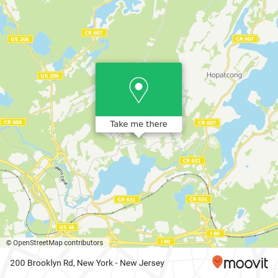 200 Brooklyn Rd map