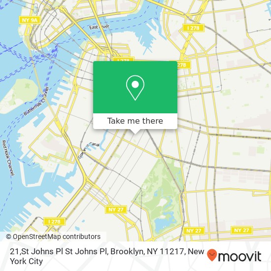 21,St Johns Pl St Johns Pl, Brooklyn, NY 11217 map