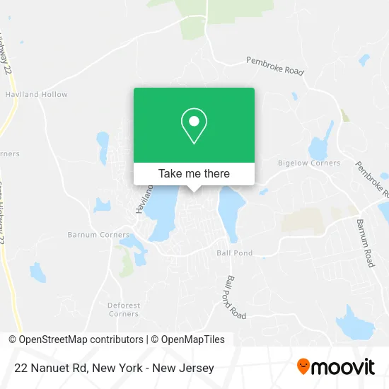 22 Nanuet Rd map