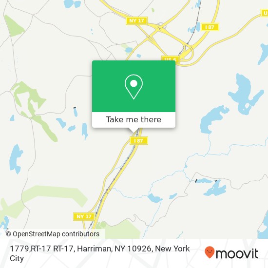 Mapa de 1779,RT-17 RT-17, Harriman, NY 10926