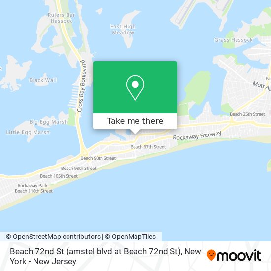 Mapa de Beach 72nd St (amstel blvd at Beach 72nd St)