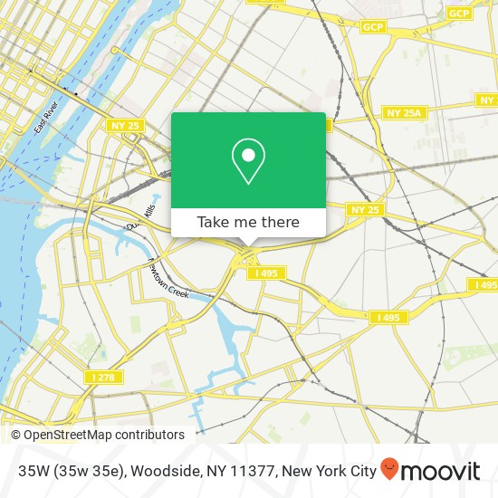 35W (35w 35e), Woodside, NY 11377 map