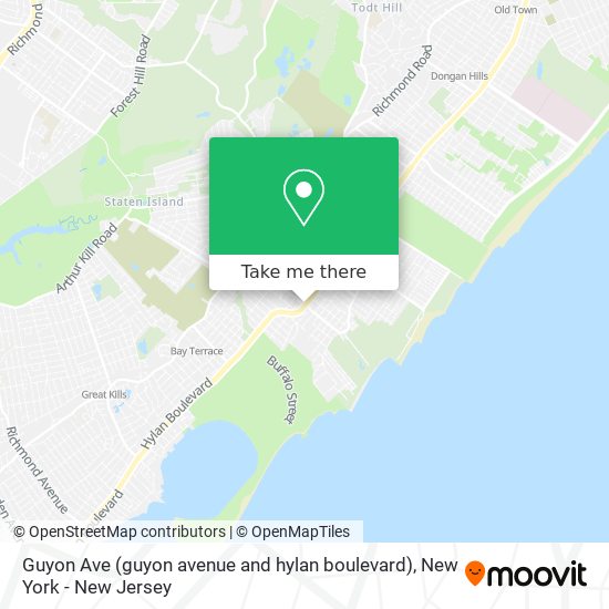Guyon Ave (guyon avenue and hylan boulevard) map