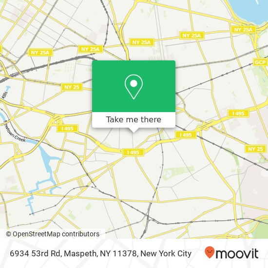 6934 53rd Rd, Maspeth, NY 11378 map