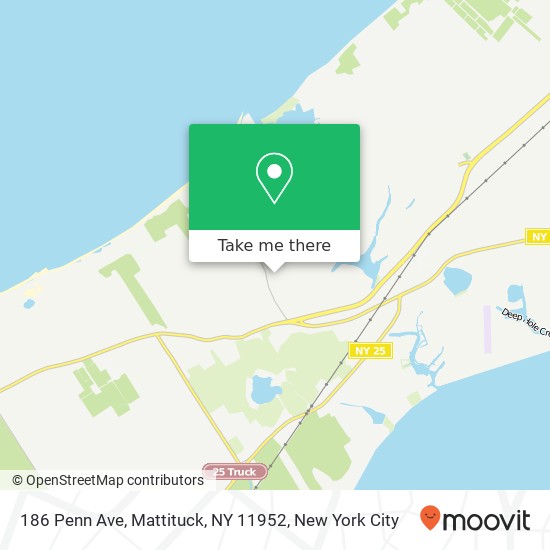Mapa de 186 Penn Ave, Mattituck, NY 11952