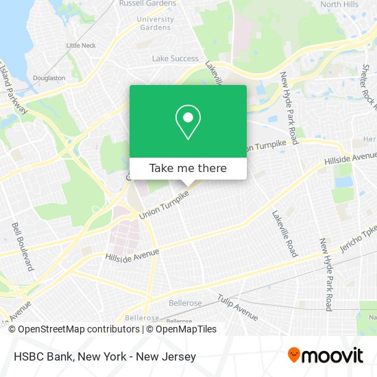 HSBC Bank map