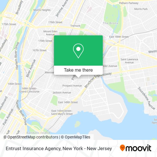 Entrust Insurance Agency map