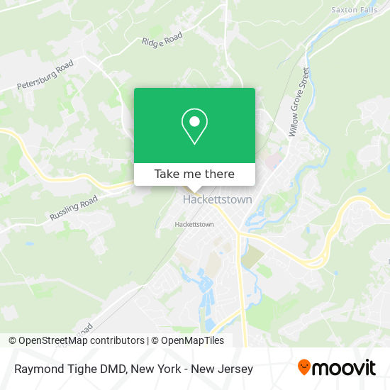 Raymond Tighe DMD map