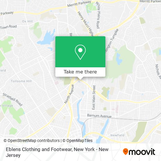 Mapa de Eblens Clothing and Footwear