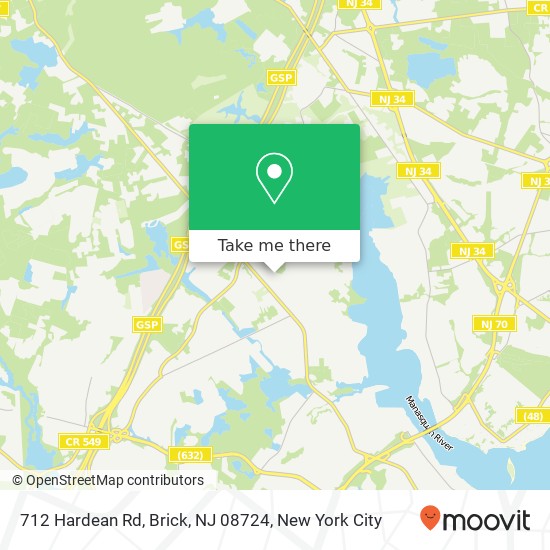 712 Hardean Rd, Brick, NJ 08724 map