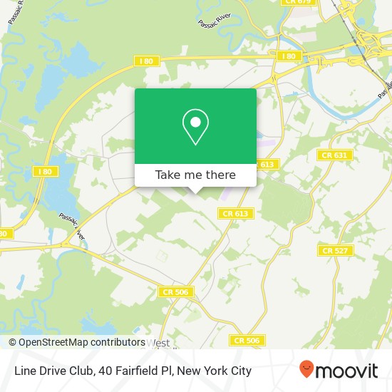 Line Drive Club, 40 Fairfield Pl map