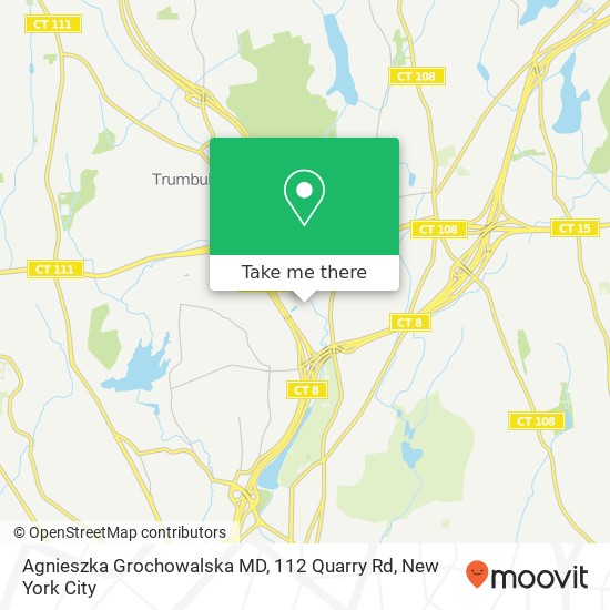 Mapa de Agnieszka Grochowalska MD, 112 Quarry Rd