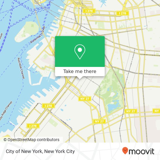 Mapa de City of New York