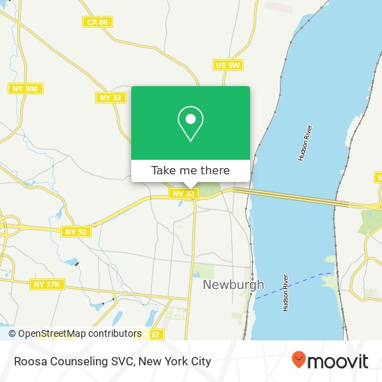 Roosa Counseling SVC map