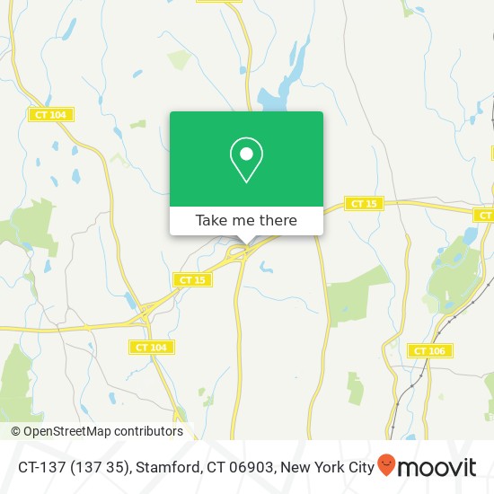 Mapa de CT-137 (137 35), Stamford, CT 06903